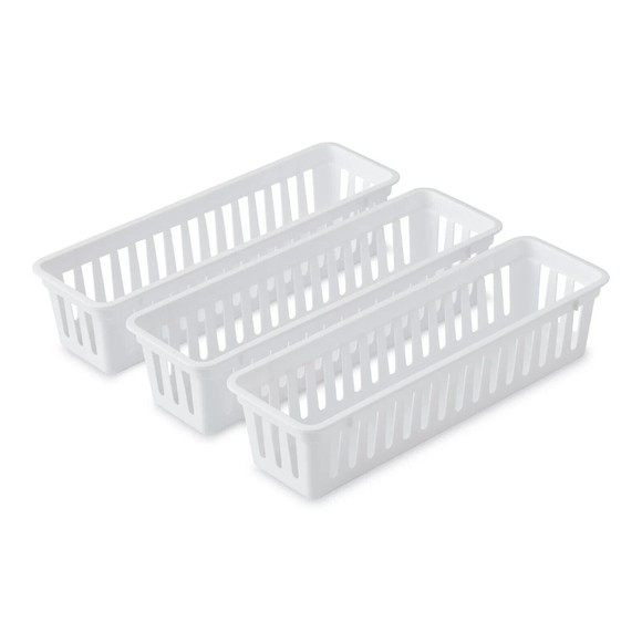 Utility  Drawer Baskets Set of 3 for Storage Narrow - Picture 2 of 5